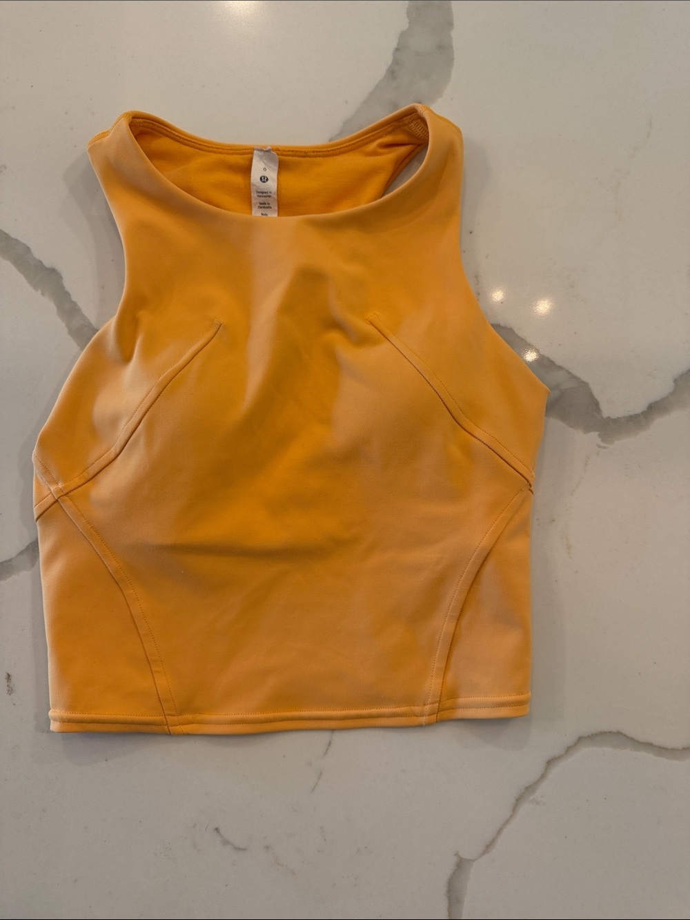 lululemon athletica High-Neck Crop Tank - Yellow